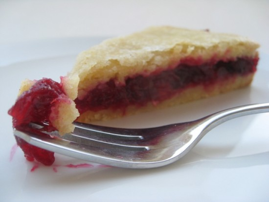 Super Soft Cranberry Shortbread Cake